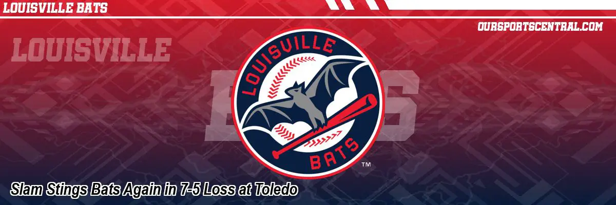 Slam Stings Bats Again in 7-5 Loss at Toledo