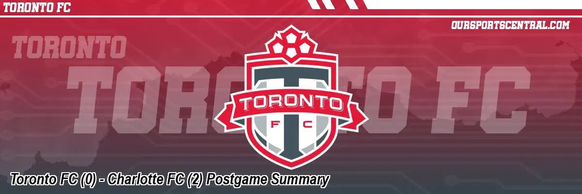 Toronto FC (0) - Charlotte FC (2) Postgame Summary