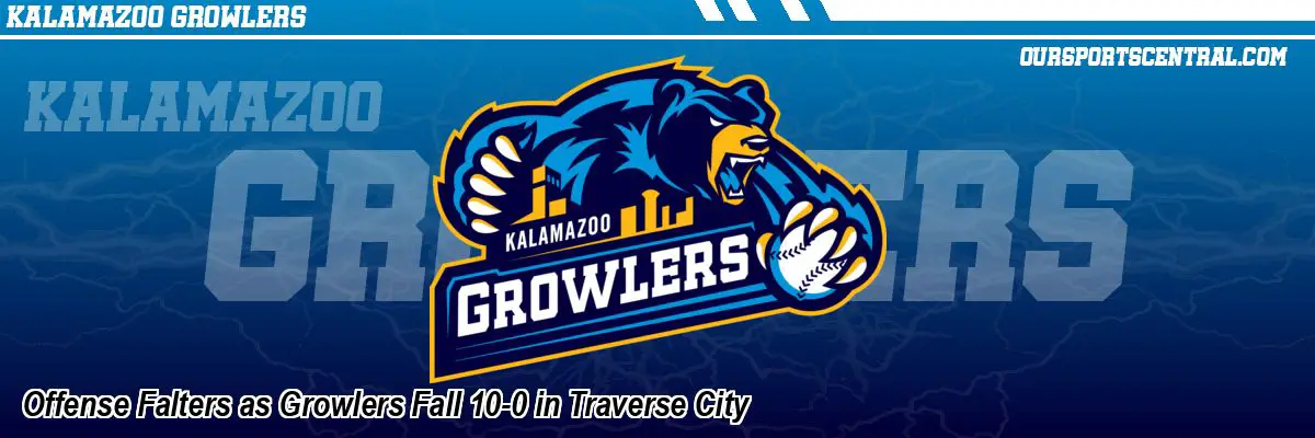Offense Falters as Growlers Fall 10-0 in Traverse City