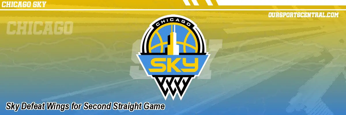 Sky Defeat Wings for Second Straight Game