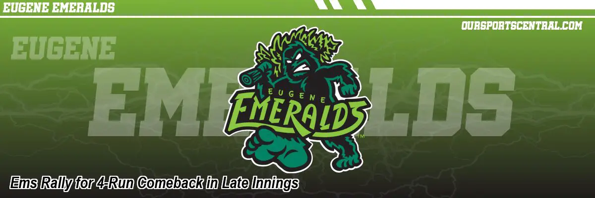 Ems Rally for 4-Run Comeback in Late Innings