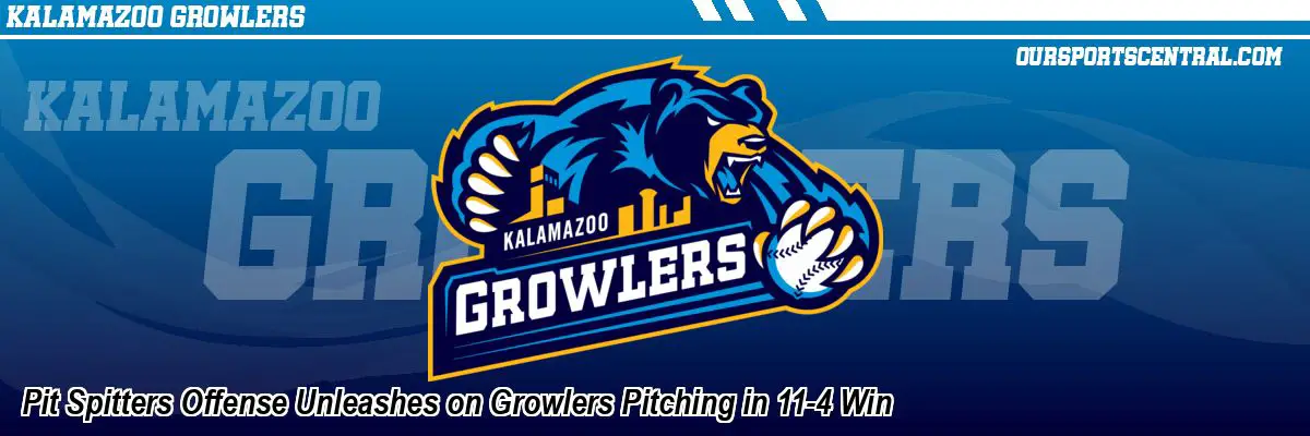 Pit Spitters Offense Unleashes on Growlers Pitching in 11-4 Win