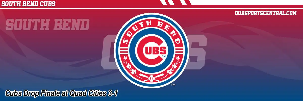 Cubs Drop Finale at Quad Cities 3-1