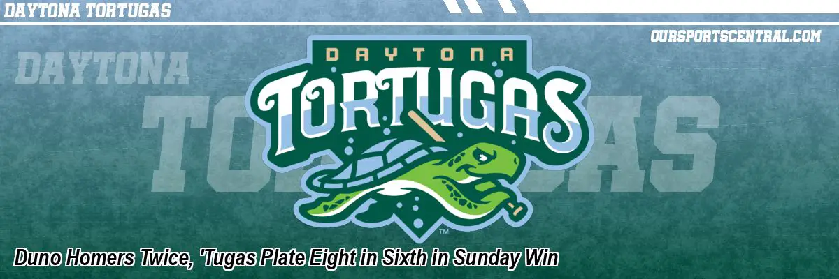 Duno Homers Twice, 'Tugas Plate Eight in Sixth in Sunday Win