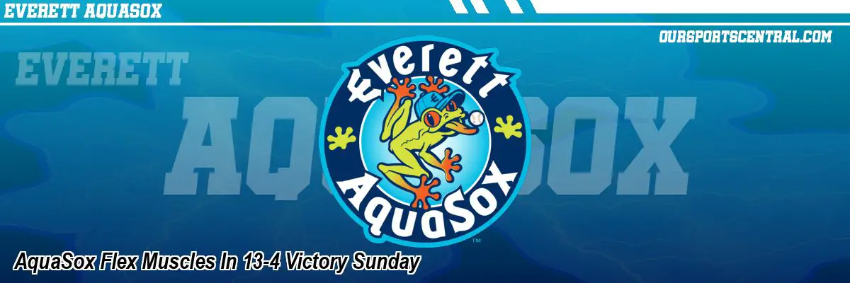 AquaSox Flex Muscles In 13-4 Victory Sunday