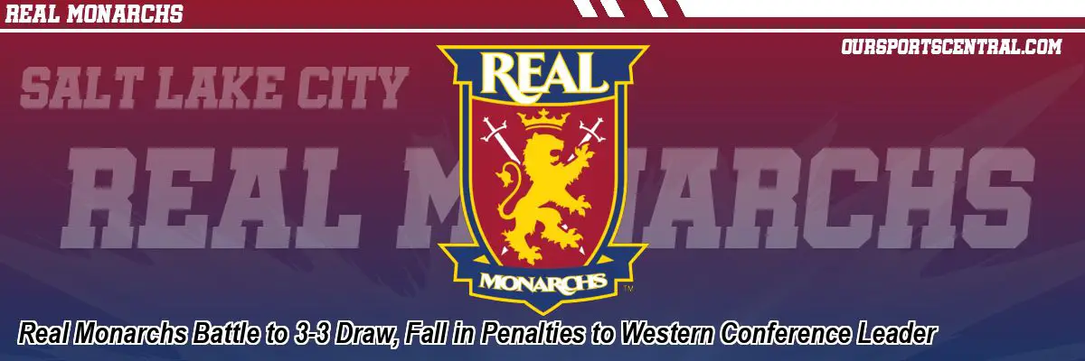 Real Monarchs Battle to 3-3 Draw, Fall in Penalties to Western Conference Leader