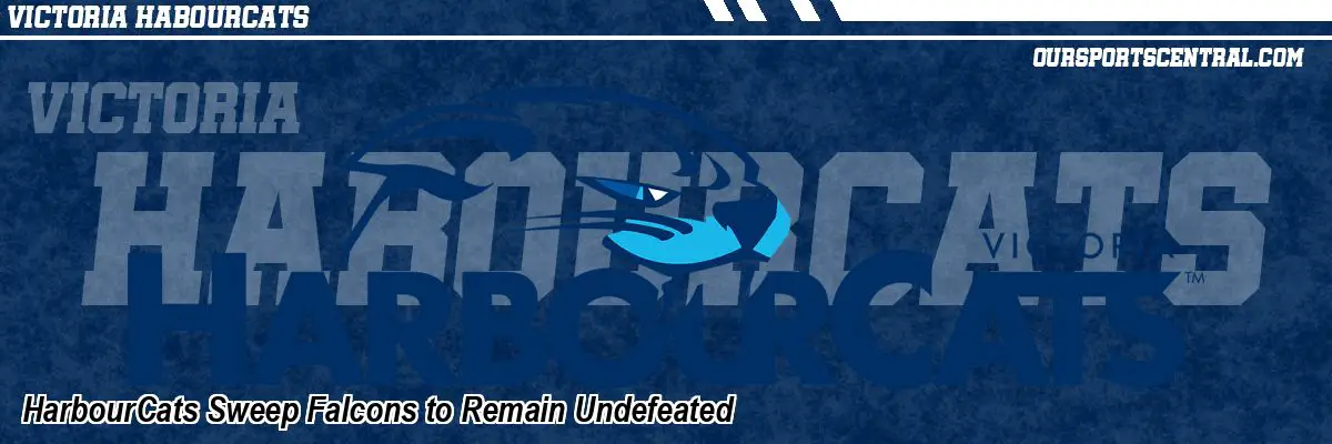 HarbourCats Sweep Falcons to Remain Undefeated