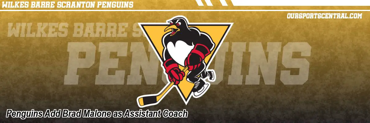 Penguins Add Brad Malone as Assistant Coach
