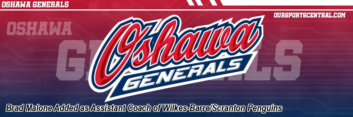 Brad Malone Added as Assistant Coach of Wilkes-Barre/Scranton Penguins