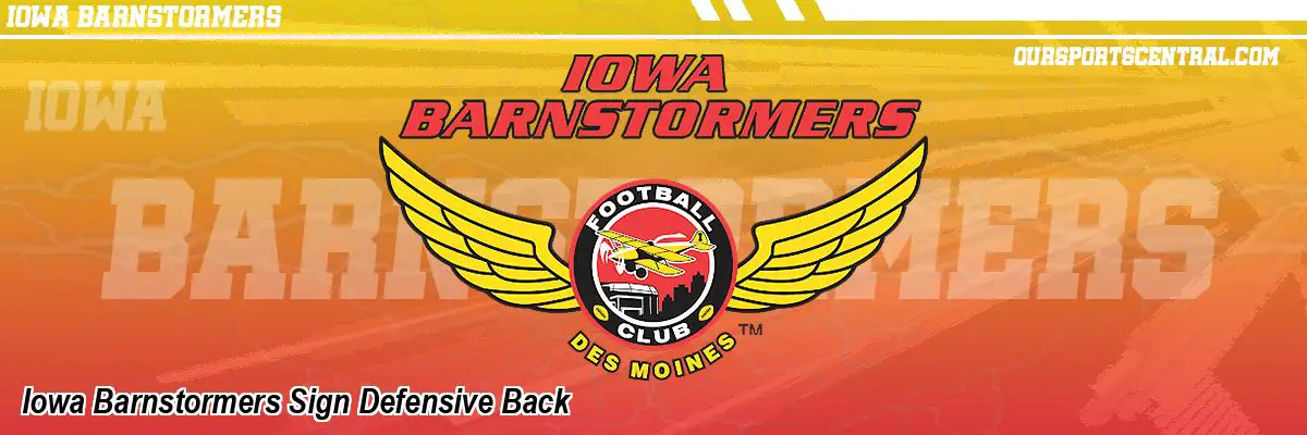 Iowa Barnstormers Sign Defensive Back
