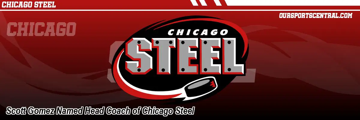 Scott Gomez Named Head Coach of Chicago Steel