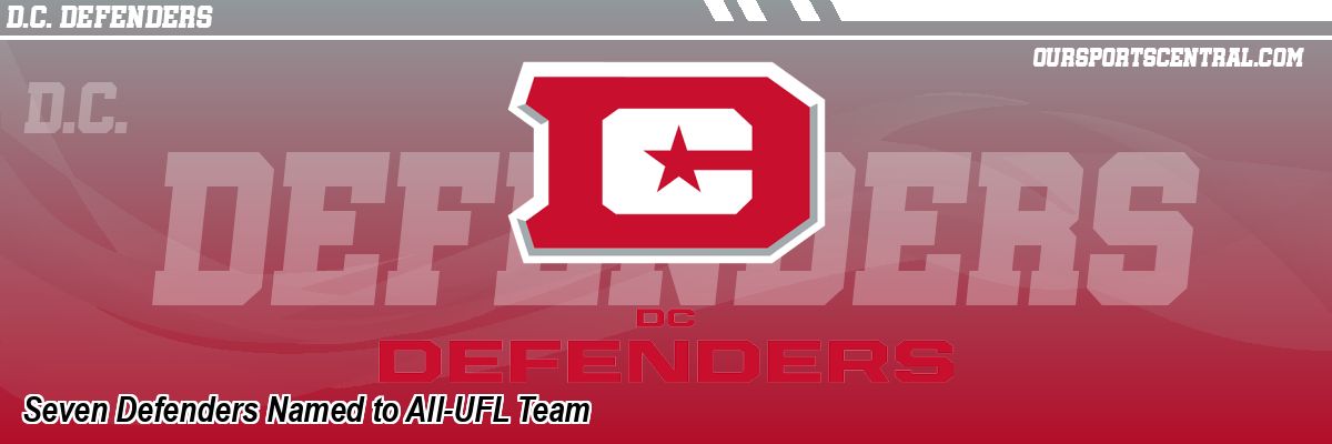 Seven Defenders Named to All-UFL Team