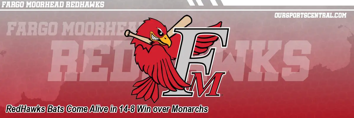 RedHawks Bats Come Alive in 14-8 Win over Monarchs