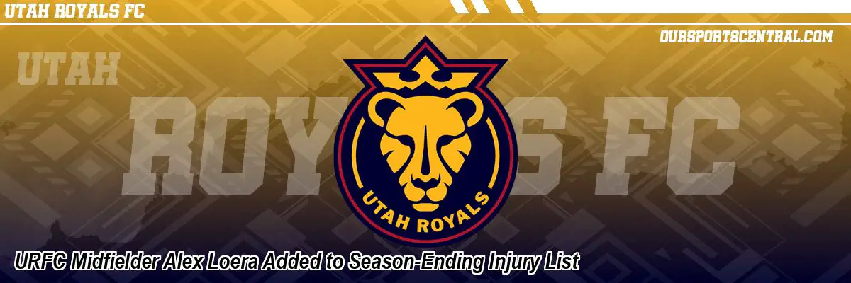 URFC Midfielder Alex Loera Added to Season-Ending Injury List