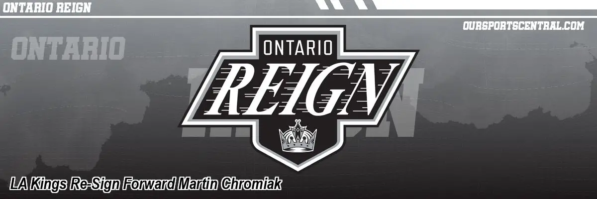 LA Kings Re-Sign Forward Martin Chromiak