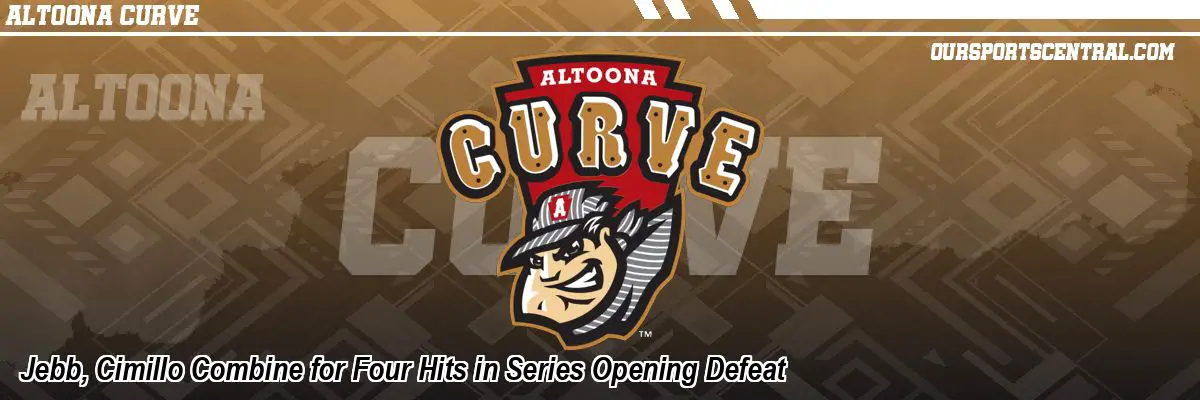 Jebb, Cimillo Combine for Four Hits in Series Opening Defeat