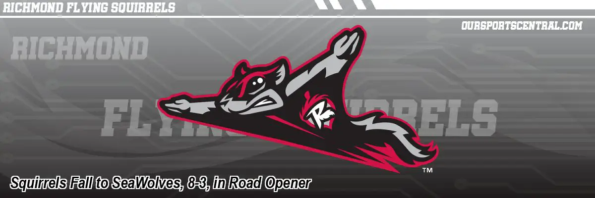 Squirrels Fall to SeaWolves, 8-3, in Road Opener