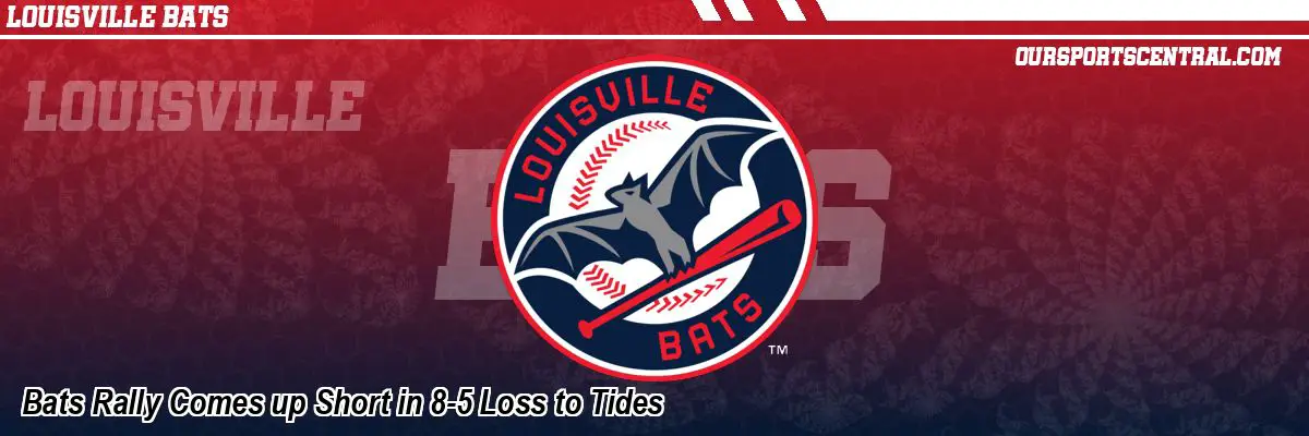 Bats Rally Comes up Short in 8-5 Loss to Tides