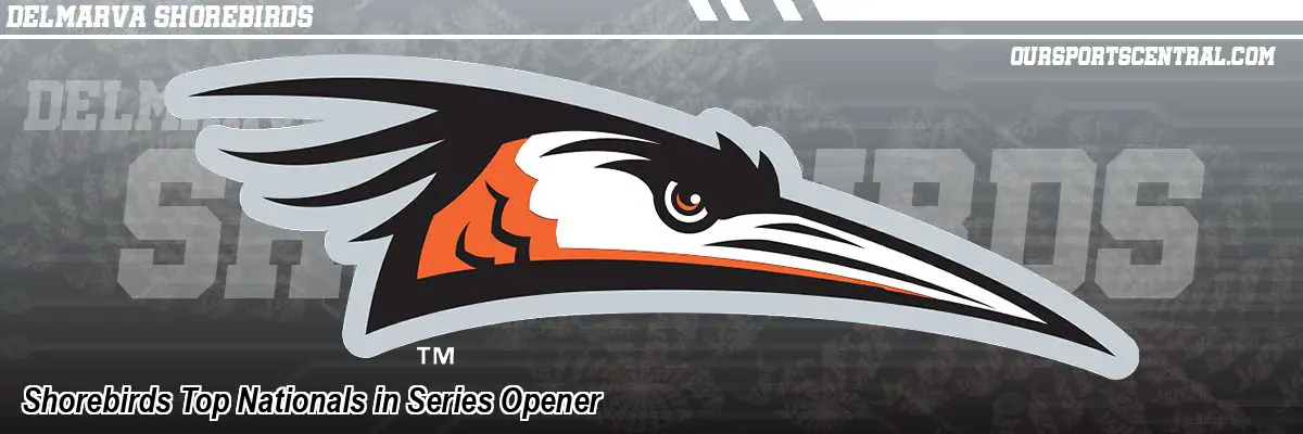 Shorebirds Top Nationals in Series Opener