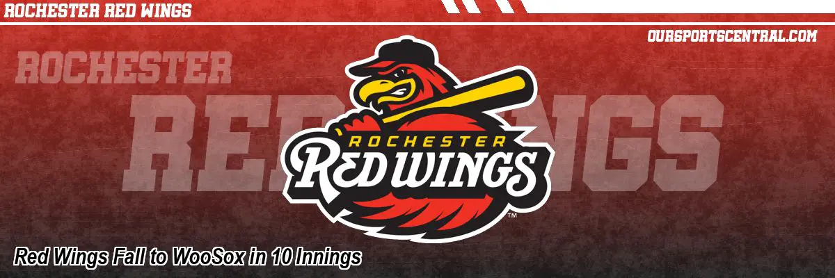 Red Wings Fall to WooSox in 10 Innings