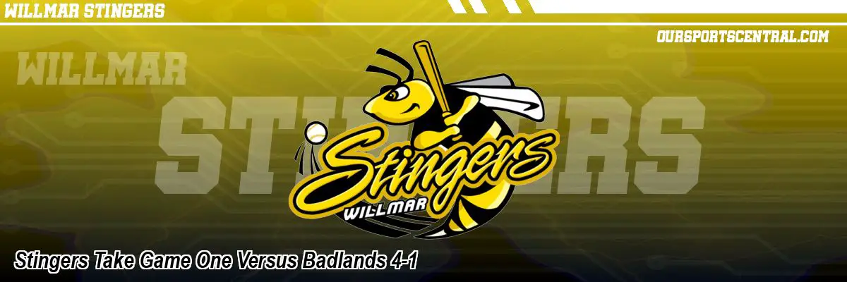 Stingers Take Game One Versus Badlands 4-1