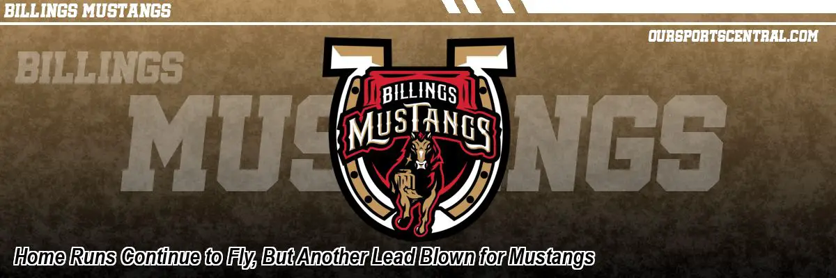 Home Runs Continue to Fly, But Another Lead Blown for Mustangs