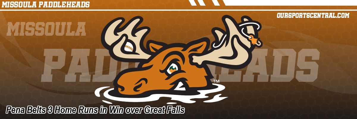 Pena Belts 3 Home Runs in Win over Great Falls