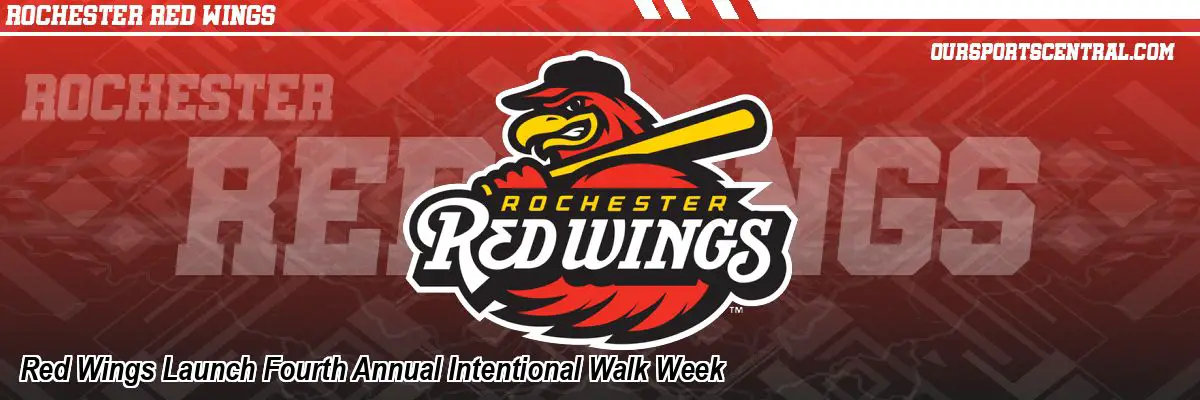Red Wings Launch Fourth Annual Intentional Walk Week