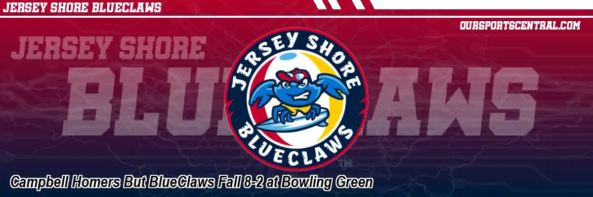 Campbell Homers But BlueClaws Fall 8-2 at Bowling Green