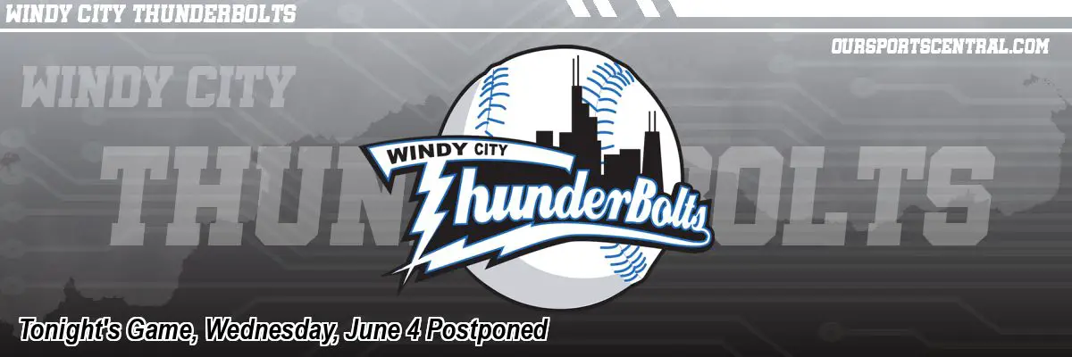 Tonight's Game, Wednesday, June 4 Postponed
