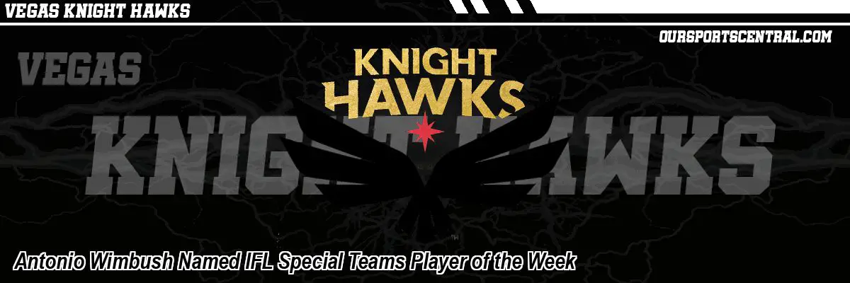 Antonio Wimbush Named IFL Special Teams Player of the Week