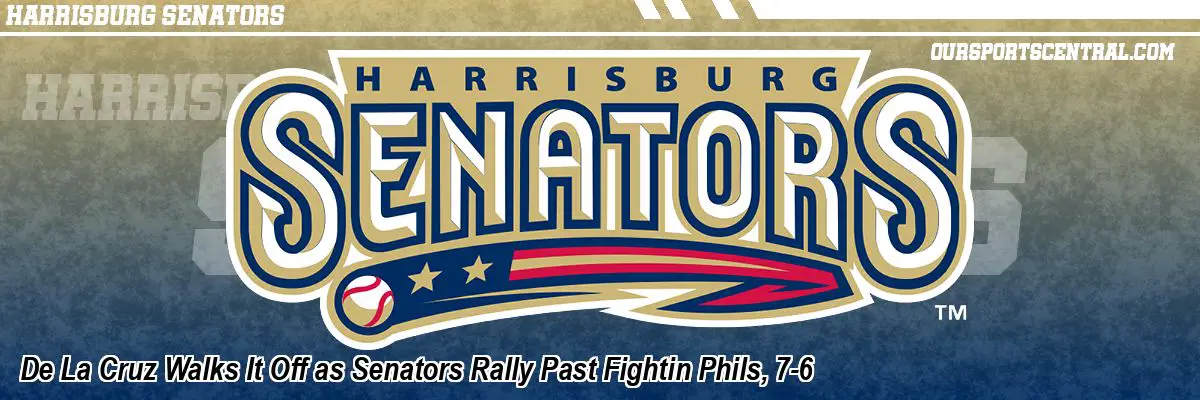 De La Cruz Walks It Off as Senators Rally Past Fightin Phils, 7-6