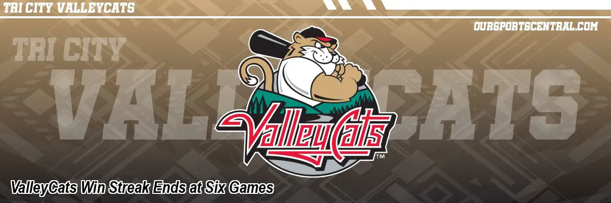 ValleyCats Win Streak Ends at Six Games