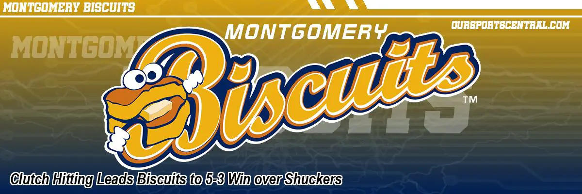Clutch Hitting Leads Biscuits to 5-3 Win over Shuckers