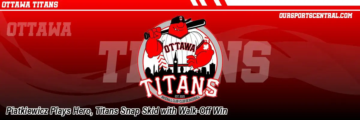 Piatkiewicz Plays Hero, Titans Snap Skid with Walk-Off Win