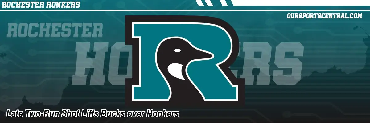 Late Two-Run Shot Lifts Bucks over Honkers