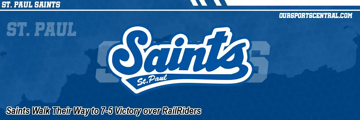 Saints Walk Their Way to 7-5 Victory over RailRiders