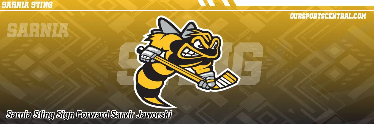 Sarnia Sting Sign Forward Sarvir Jaworski