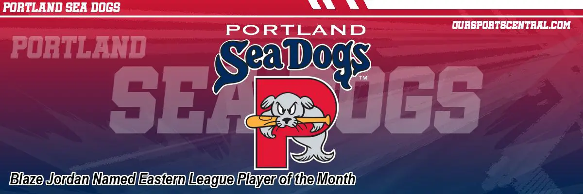 Blaze Jordan Named Eastern League Player of the Month
