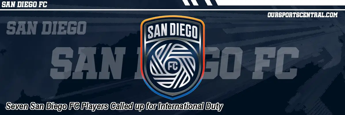 Seven San Diego FC Players Called up for International Duty
