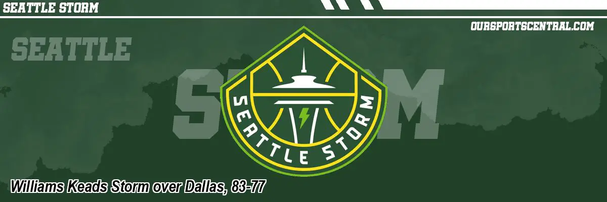 Williams Keads Storm over Dallas, 83-77