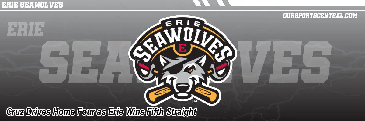 Cruz Drives Home Four as Erie Wins Fifth Straight