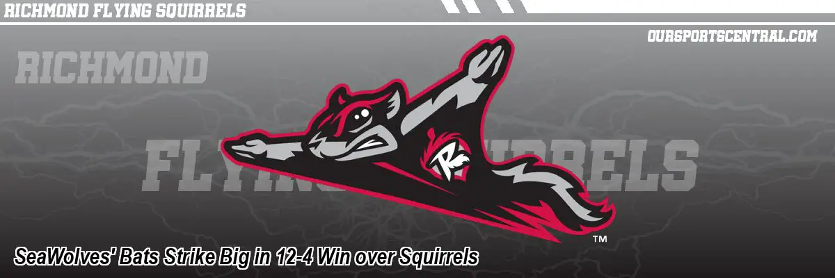 SeaWolves' Bats Strike Big in 12-4 Win over Squirrels