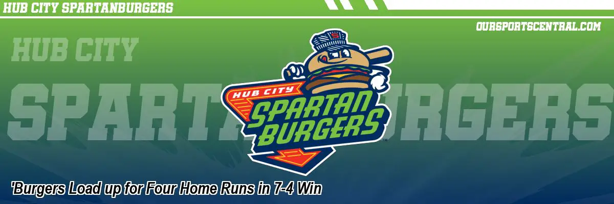 'Burgers Load up for Four Home Runs in 7-4 Win