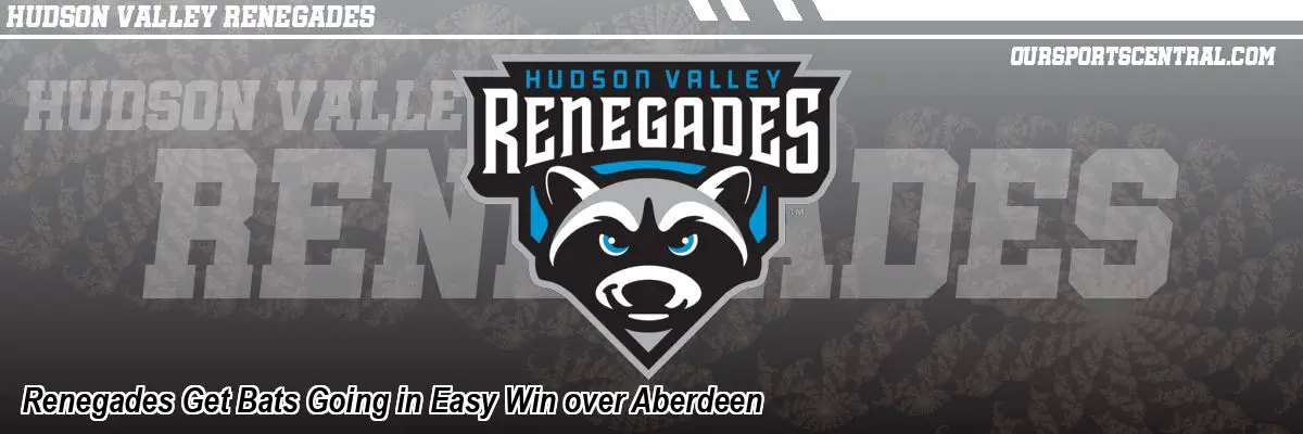 Renegades Get Bats Going in Easy Win over Aberdeen