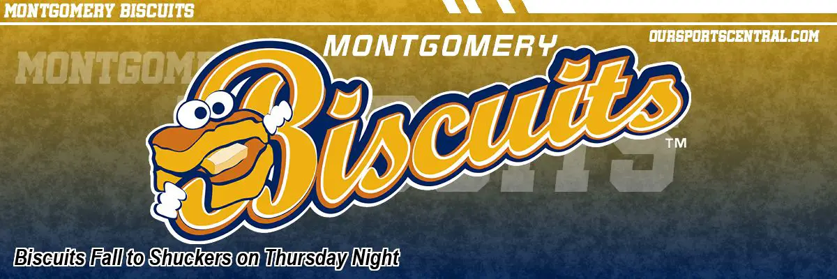 Biscuits Fall to Shuckers on Thursday Night