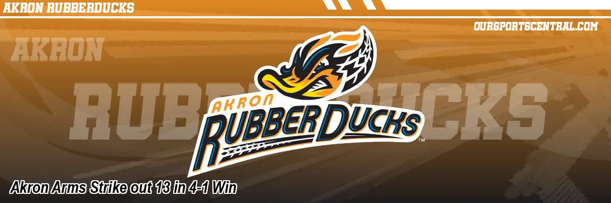 Akron Arms Strike out 13 in 4-1 Win