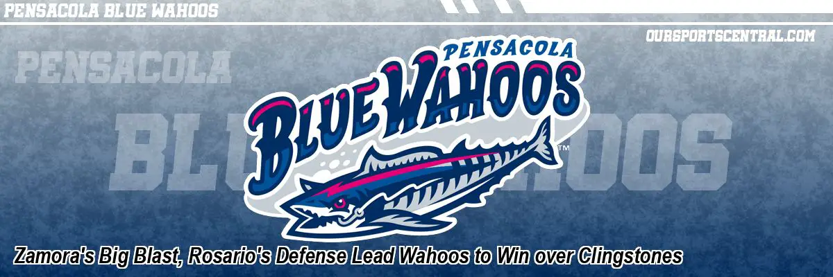 Zamora's Big Blast, Rosario's Defense Lead Wahoos to Win over Clingstones