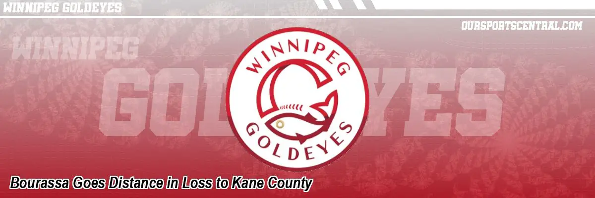 Bourassa Goes Distance in Loss to Kane County