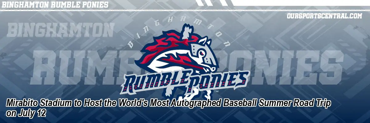 Mirabito Stadium to Host the World's Most Autographed Baseball Summer Road Trip on July 12